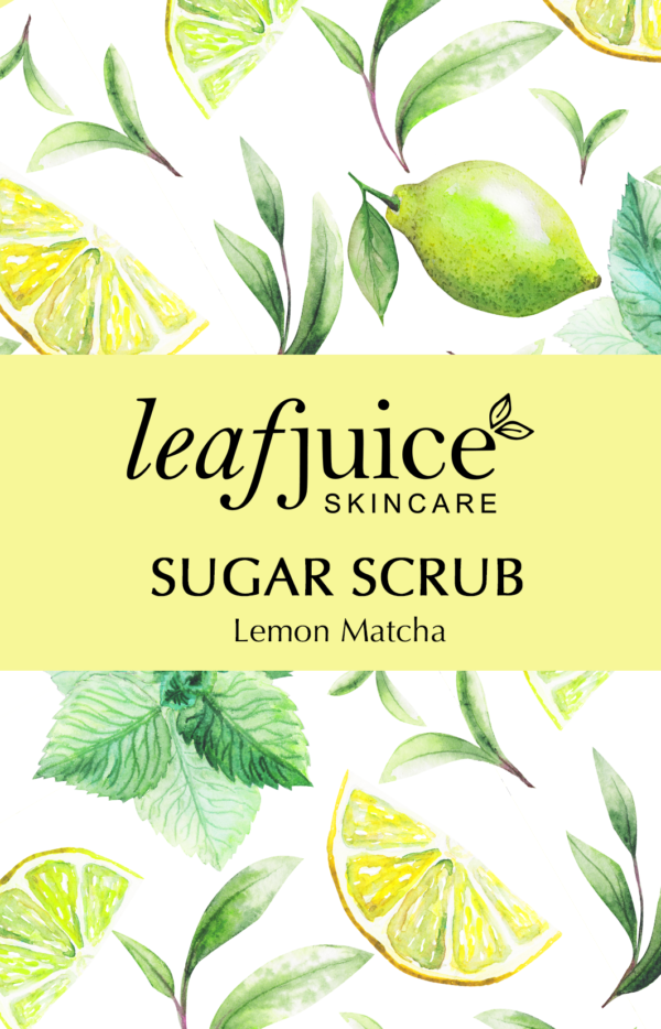 Lemon Matcha Sugar Scrub