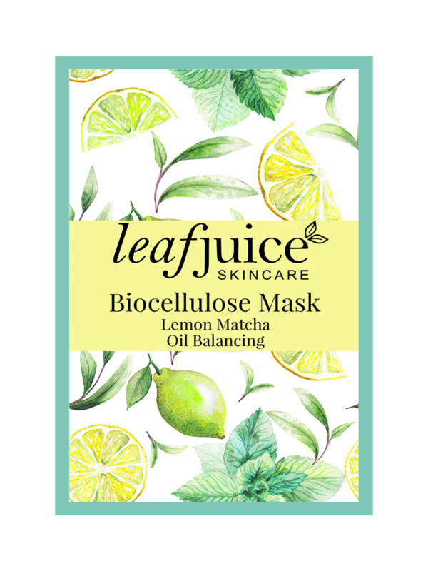 Biocellulose Mask Lemon Matcha - Oil Balancing